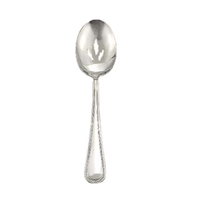 Plaza PL-PTS/10/B 10" Slotted Serving Spoon Heavy Weight Stainless Steel