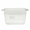 Clear Polycarbonate Food Storage Pan For Efficient Food Storage In Commercial Kitchens