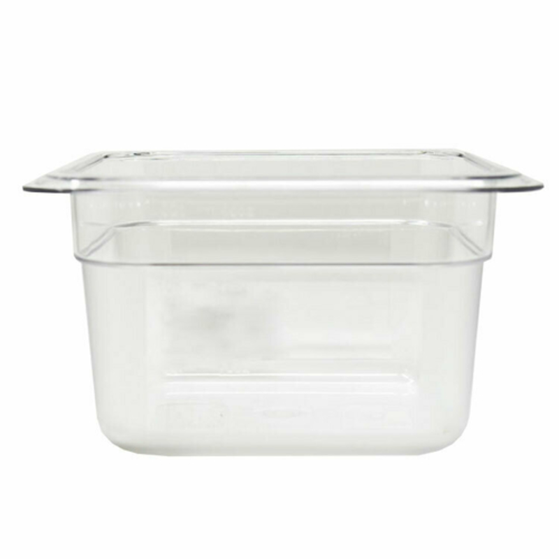 Clear Polycarbonate Food Storage Pan For Efficient Food Storage In Commercial Kitchens