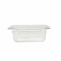 Omcan 80043 1/9 Size 6-15/16" x 4-1/4" Polycarbonate Food Pan