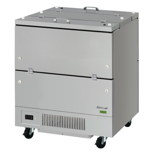 Turbo Air TMKC-34-2-SS-N6 34"W Super Deluxe Milk Cooler Station