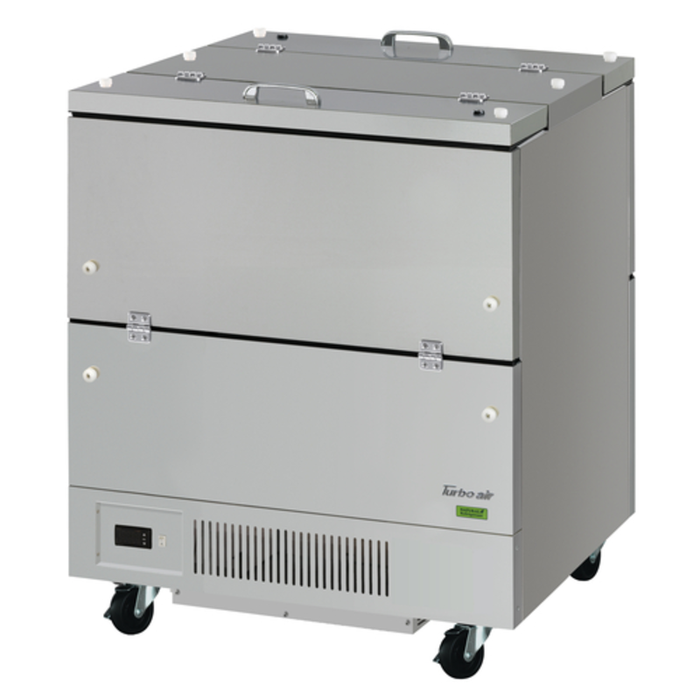 Turbo Air TMKC-34-2-SS-N6 Station réfrigérateur à lait Super Deluxe 34"L