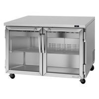 Réfrigérateur à porte vitrée sous le comptoir Turbo Air PUR-48-G-N 48-1/4"