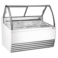 Omcan 47498 (FR-CN-0010W) 55"W 10 Pan Gelato Display Showcase