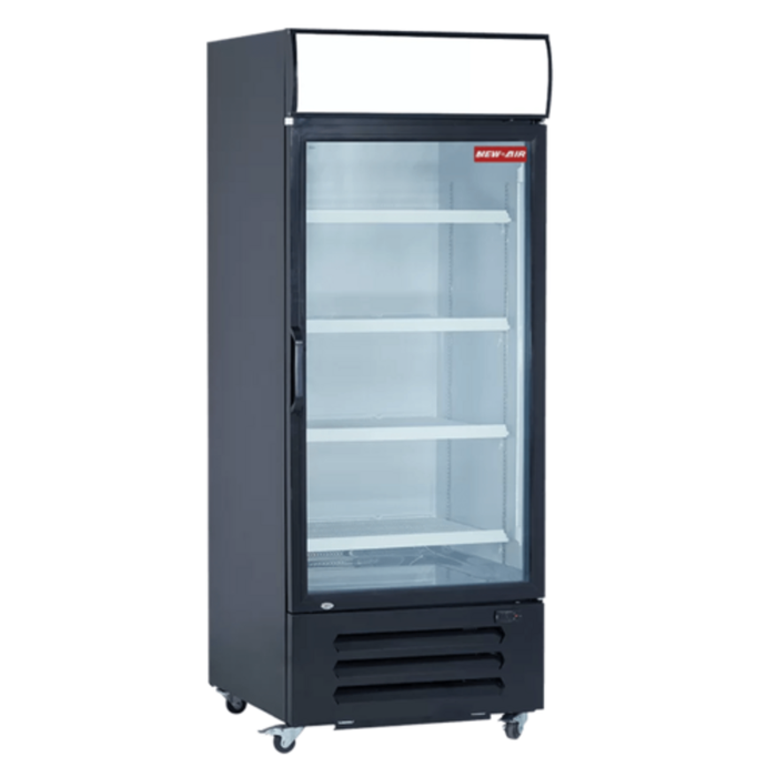 New Air NGR-068-H 30" Glass Door Refrigerated Beverage Merchandiser