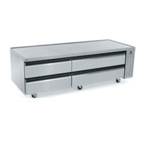Silver King SKFCB84H-EDUS2 84"W 4-Drawer Freezer Chef Base Equipment Stand