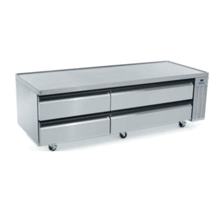 Silver King SKFCB84H-EDUS2 84"W 4-Drawer Freezer Chef Base Equipment Stand