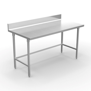 Winholt DTBB-3048-HKD 48"L x 30"W Stainless Steel Hybrid Work Table