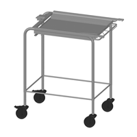 Lainox TROLLEY-BCR021S Adjustable Rack Trolley for Combi Ovens, 911-1261mm Height