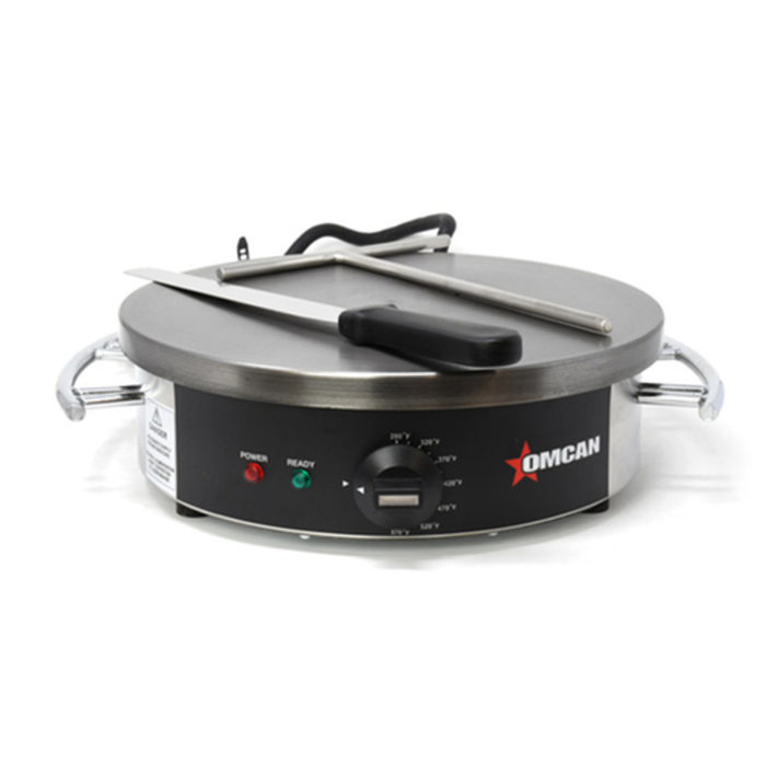 Omcan 39579 14" Round Electric Crepe Maker Griddle 1800W