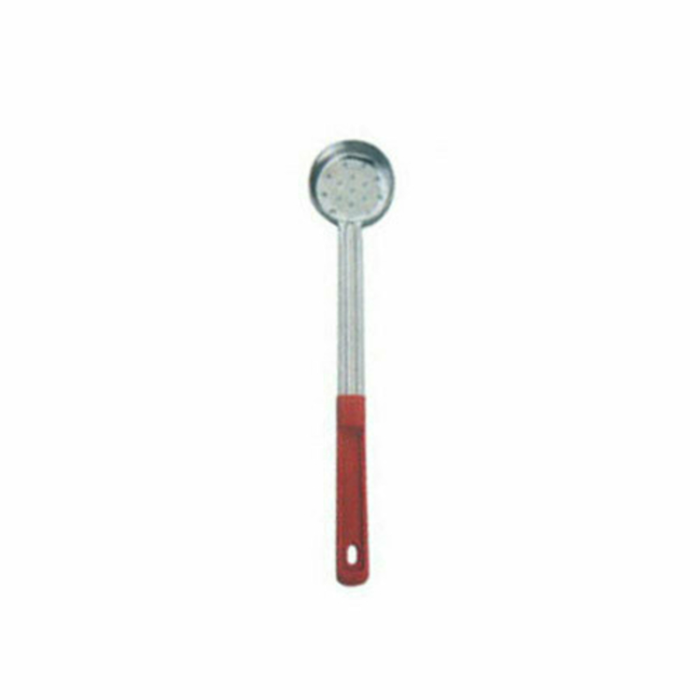 Omcan 80782 2 oz. Stainless Steel Perforated Portion Control Spoon