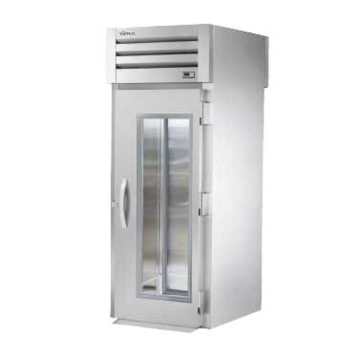 Réfrigérateur à porte vitrée coulissante True Manufacturing STA1RRT-1G-1S-HC de 39,5 pouces à une section
