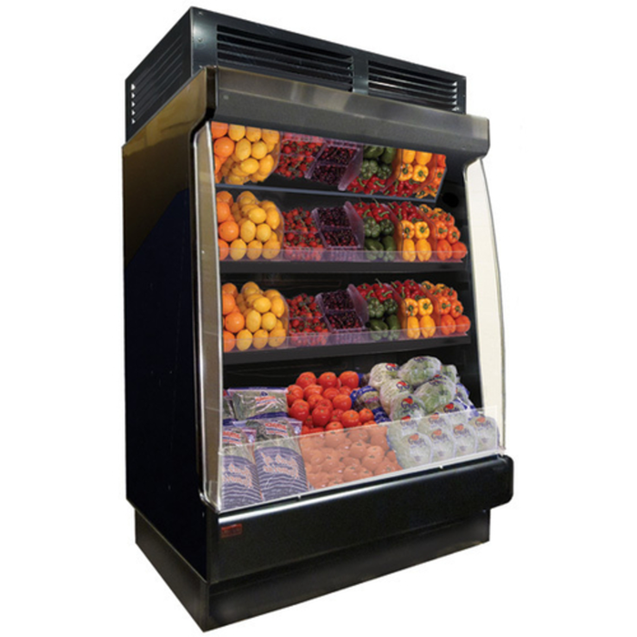 Howard-McCray SC-OP35E-4L-LB-B Vitrine réfrigérée ouverte à base basse de 130 cm pour produits frais