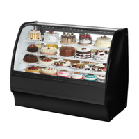 True TGM-R-59-SC/SC-S-W 59.25 Inch Refrigerated Bakery Display Glass Merchandiser