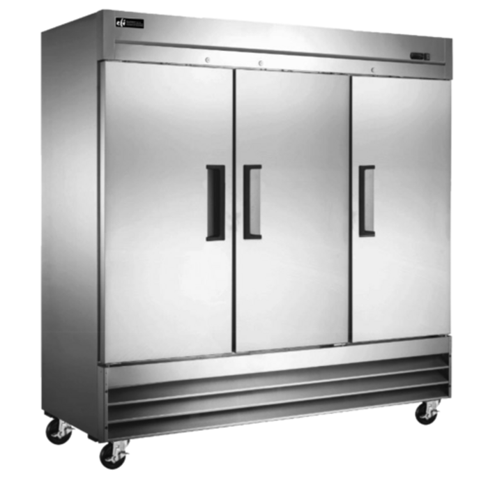 EFI Sales C3-82VCX 80.9-Inch 3-Door Reach-In Refrigerator