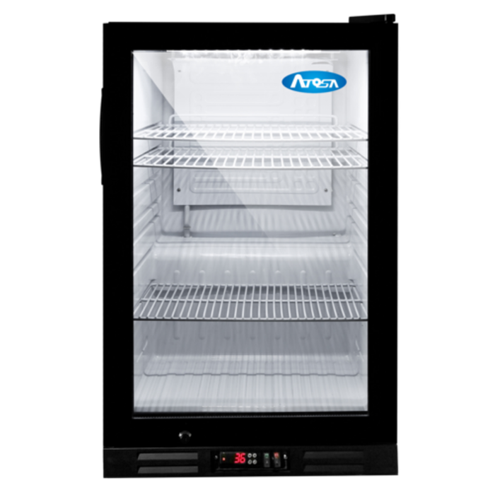 Atosa CTD-3T 17.25-Inch One-Section Countertop Glass Door Display Refrigerator Merchandiser