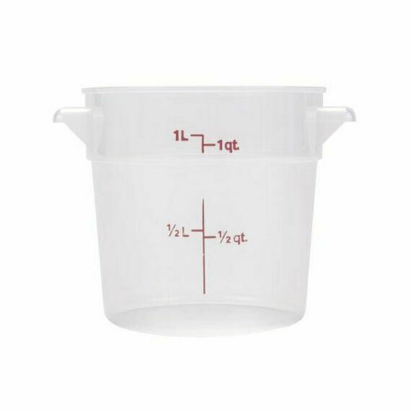 Clear Plastic Measuring Container With Scale Markings For Precise Measurements, Ideal For Polycarbonate Food Storage Container