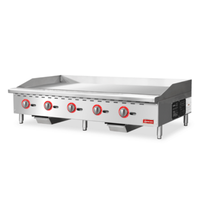 OMCAN 48520 60" Countertop Natural Gas Griddle 5 Burners