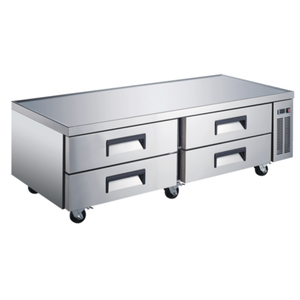 U-STAR USCB-72 72" Four Drawer Refrigerated Chef Base Stand