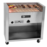 EmberGlo 25WF-KABOB 35-7/8" Gas Kabob Floor Model Charbroiler