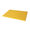 Alt Tag: Restaurant Essential 41207 Yellow Polyethylene Rigid Cutting Board 15x20 yellow non-porous commercial kitchen cutting board