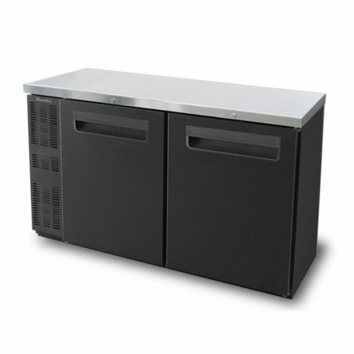 Blueair by Bluenix BNB-60BT-HC Réfrigérateur arrière de bar deux sections à faible profondeur de 153 cm de largeur