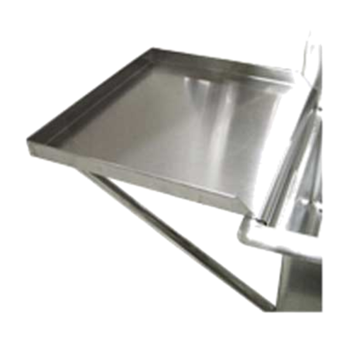Omcan 21142 Stainless Steel Knockdown Detachable Drainboard for 18-inch Sinks