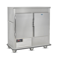FWE URS-14 63" Mobile Refrigerated Cabinet with (2) Solid Doors