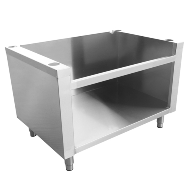 Omcan 44229 Cabinet Base For Countertop Gas Ranges, Providing Stable & Sanitary Foundation For Kitchen Use.