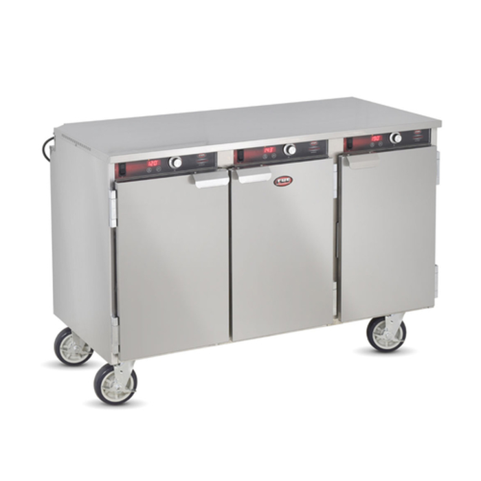 FWE HLC-8H-24 52" Mobile Heated Holding Cabinet 24 Pans
