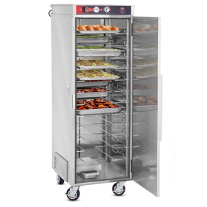 FWE ETC-UA-12HD 74" Mobile Heated Transport Cabinet 12 Pan