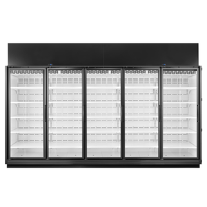 True TRM5M-YY-BLK-WHT-1BLKLLLLL-4 157-5/8 Inch Refrigerated Merchandiser