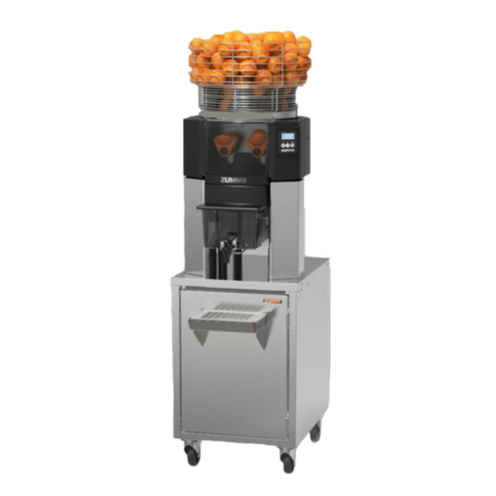Alt Tag: Zummo CS1416-N50 automatic commercial juicer with 35 lbs orange basket capacity for self-service fresh juice