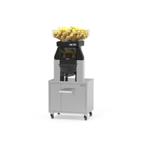 Alt Tag: Zummo CS40-LM-N80 commercial automatic citrus juicer with service cabinet and large basket capacity for high-volume fresh juice