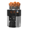 Zummo Zig14-N Commercial Juicer For Self Service With A Basket Of Oranges On Top, Automatic Operation