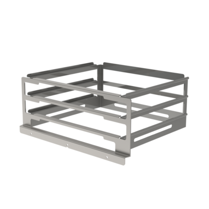 Cadco OCR-Q3 Stainless Steel Quarter Size Cooling Rack for 3 Pans