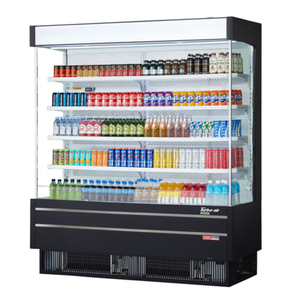 Turbo Air TOM-75SEW(B)-N 76-1/2"W Vertical Open Display Merchandiser