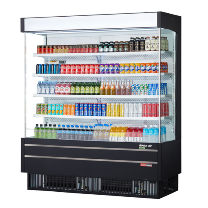 Turbo Air TOM-75SEW(B)-N 76-1/2"W Vertical Open Display Merchandiser