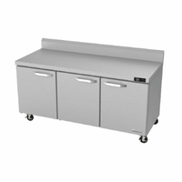 Bluenix BLUR72-WT-HC 72" Refrigerated Work Top 20 Cubic Feet Capacity