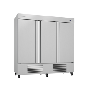 Infrico IRR-AN67 82" Three-Section Reach-In Refrigerator 67 cu. ft.