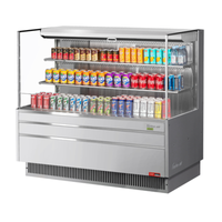 Turbo Air TOM-60L-UF-S-3S-N 58-3/4"W Open Display Merchandiser