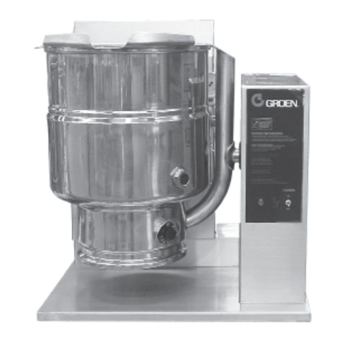 Groen TDH-24A 24 Quart Gas Countertop Tilting Kettle
